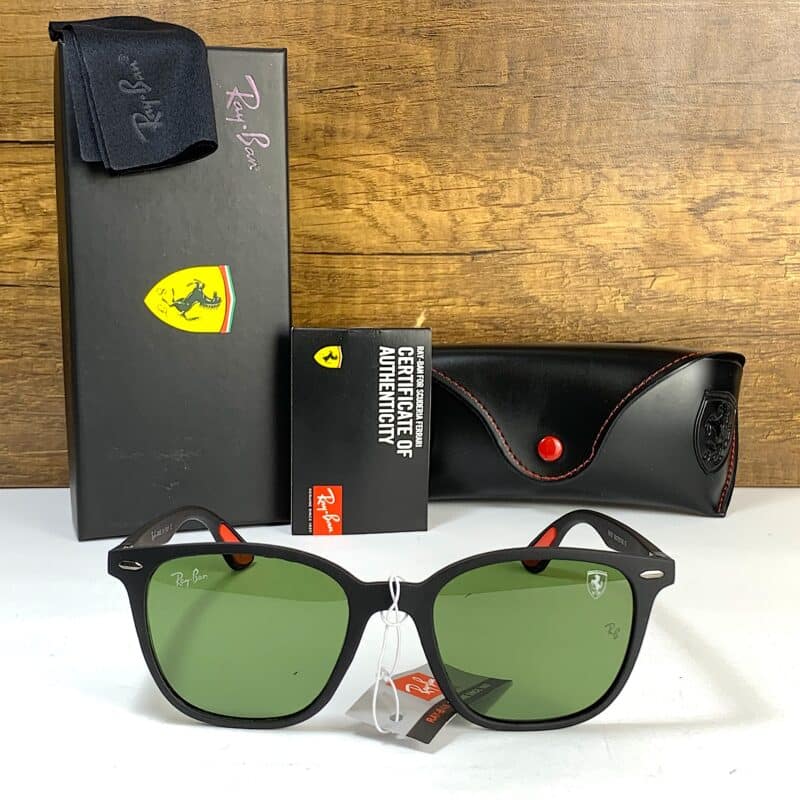 ⁦ray ban Ferrari  19191 club master  polarezed⁩ - الصورة ⁦3⁩
