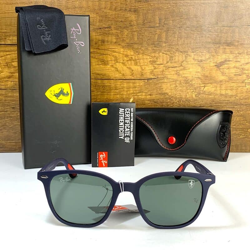 ⁦ray ban Ferrari  19191 club master  polarezed⁩ - الصورة ⁦4⁩